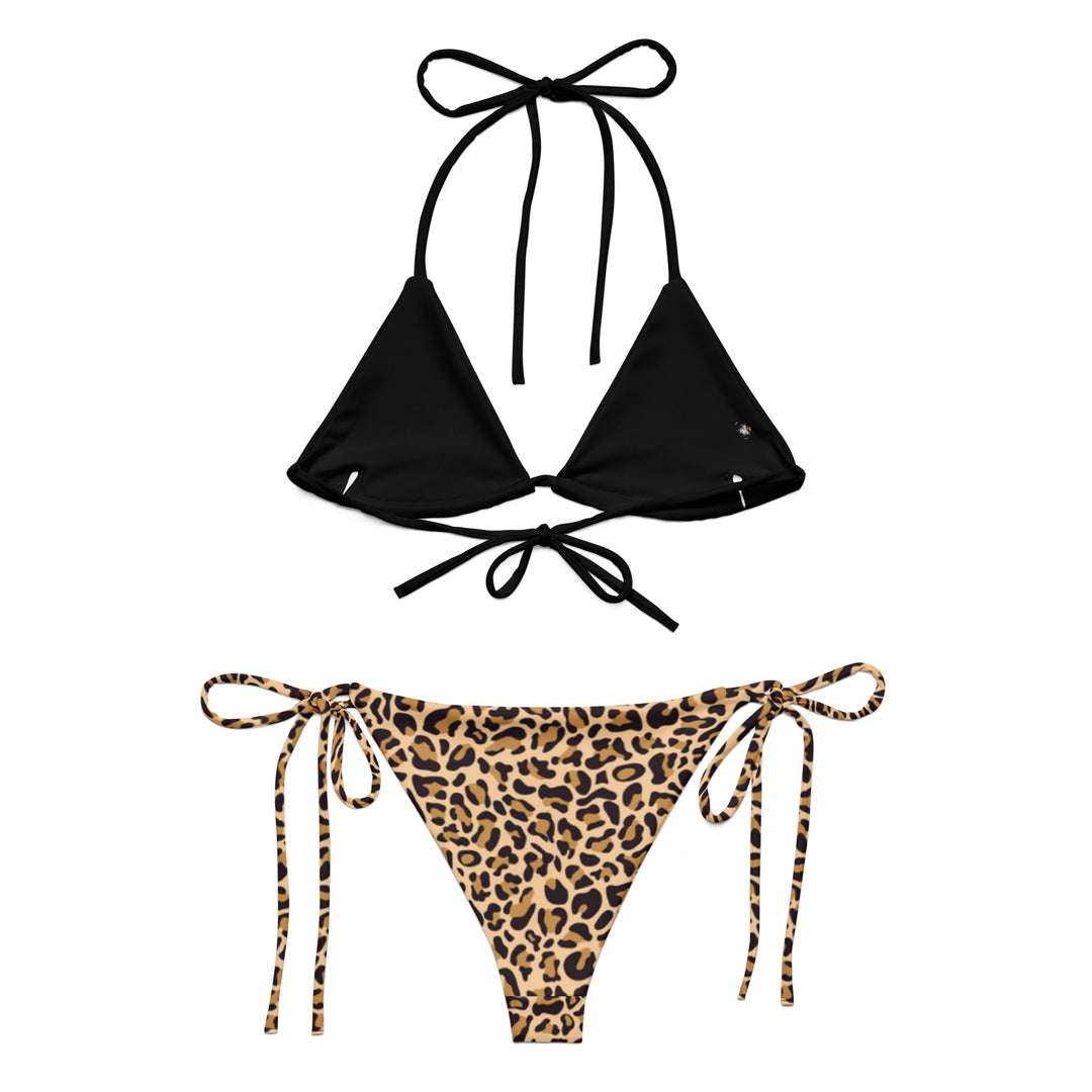 All-over print recycled string bikini