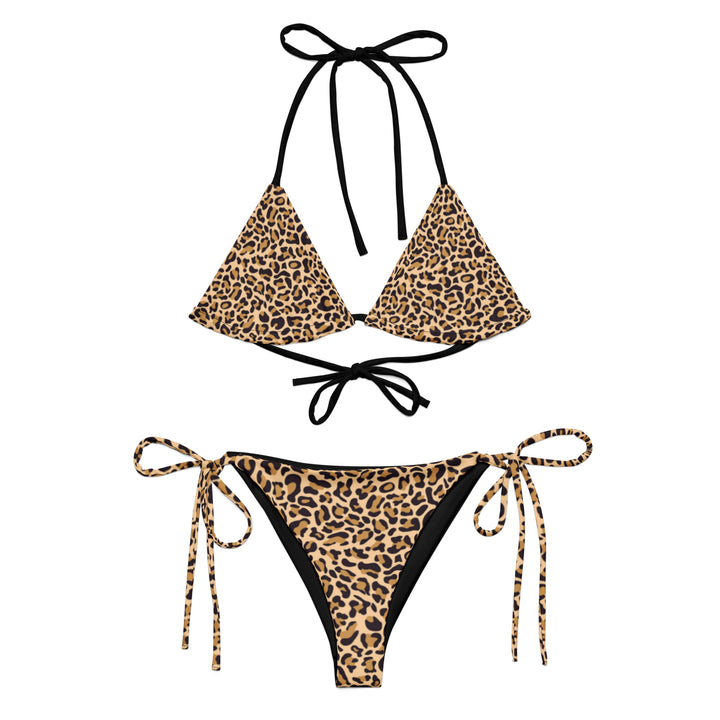 All-over print recycled string bikini