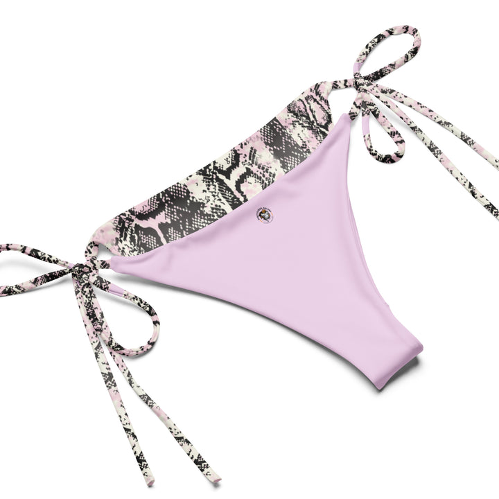 All-over print recycled string bikini