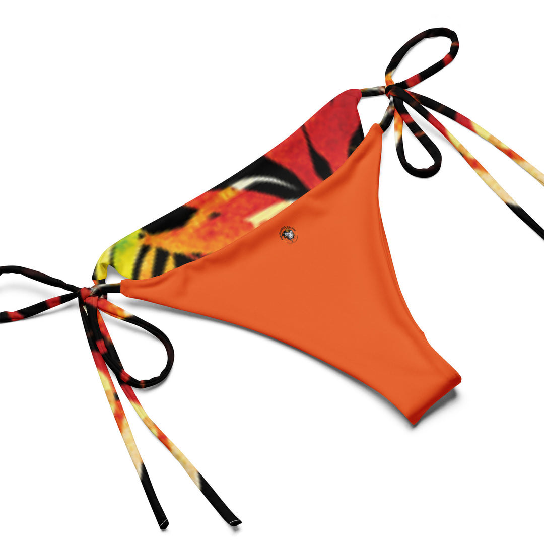 All-over print recycled string bikini