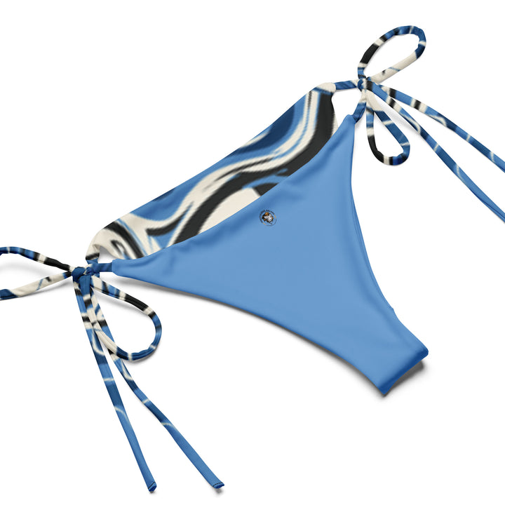 All-over print recycled string bikini