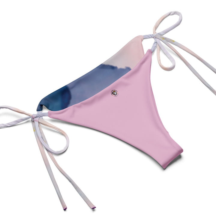 All-over print recycled string bikini