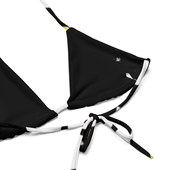 All-over print recycled string bikini