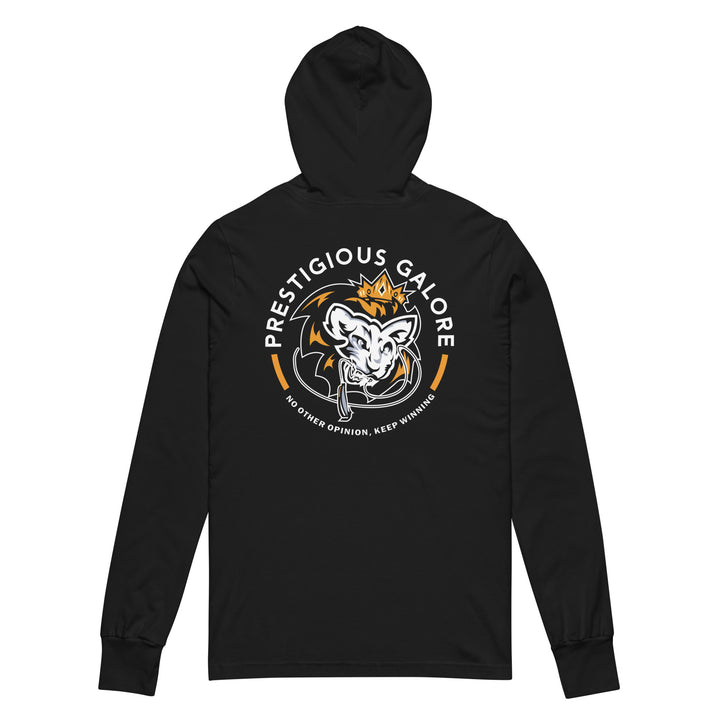 Hooded long-sleeve tee