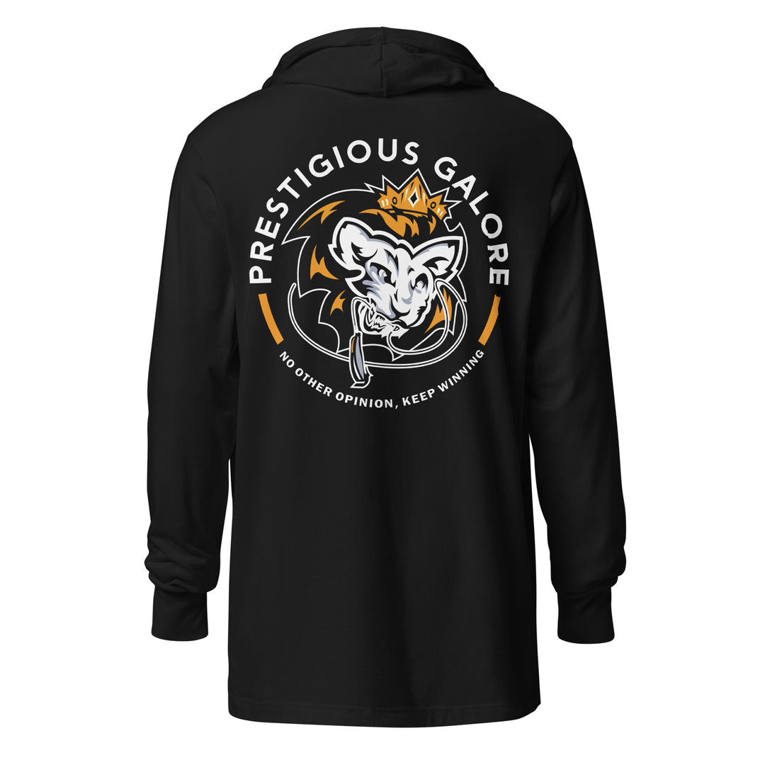 Hooded long-sleeve tee