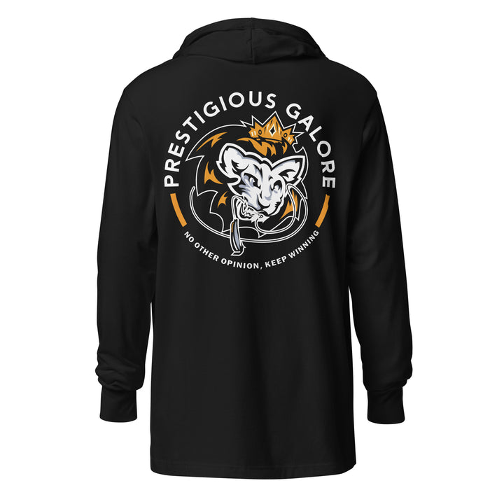 Hooded long-sleeve tee