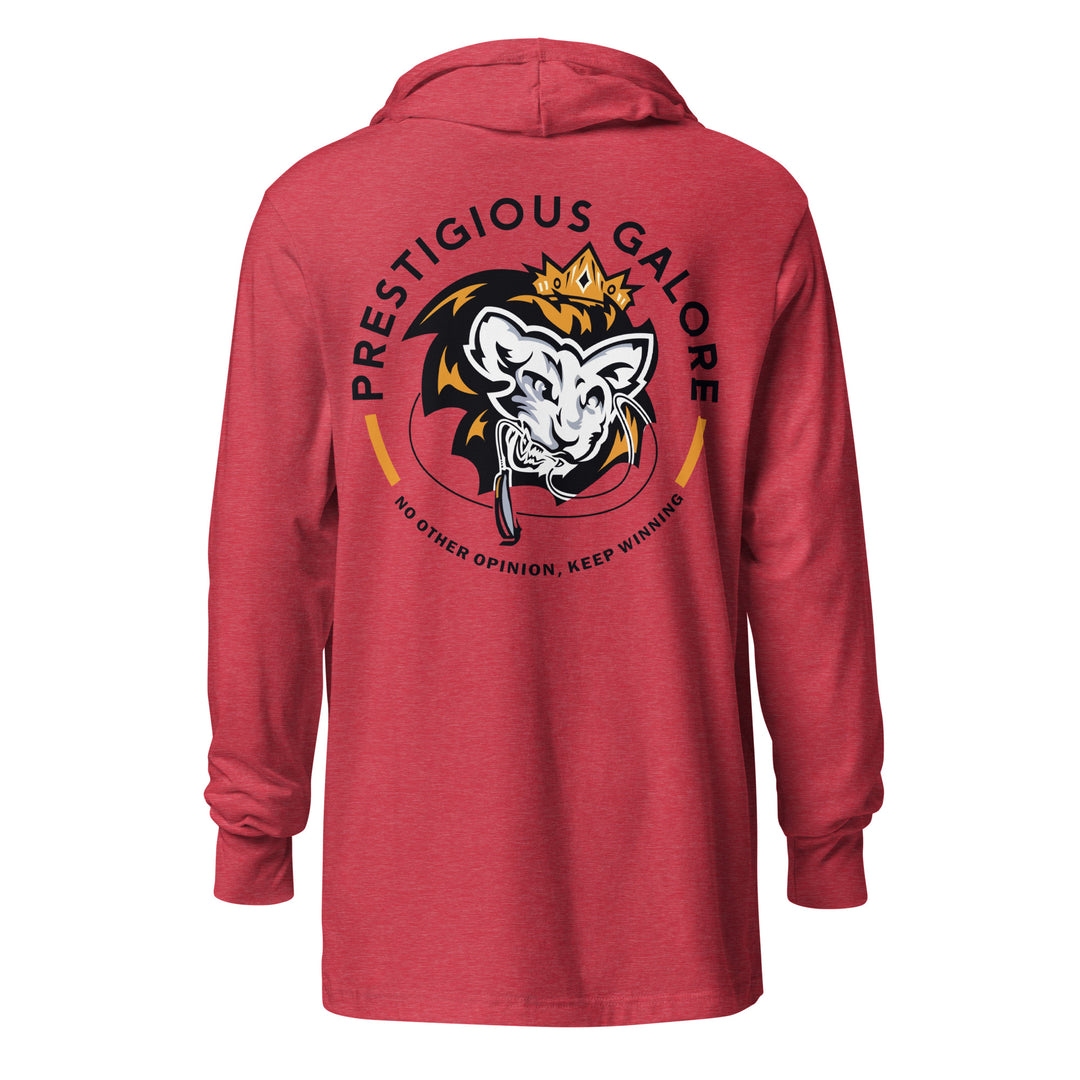 Hooded long-sleeve tee