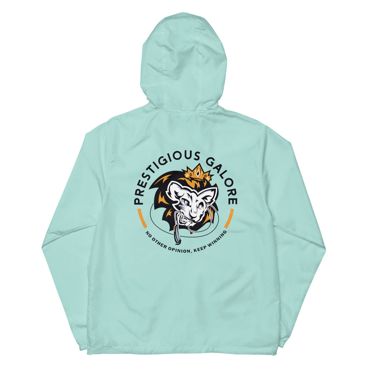 Unisex lightweight zip up windbreaker