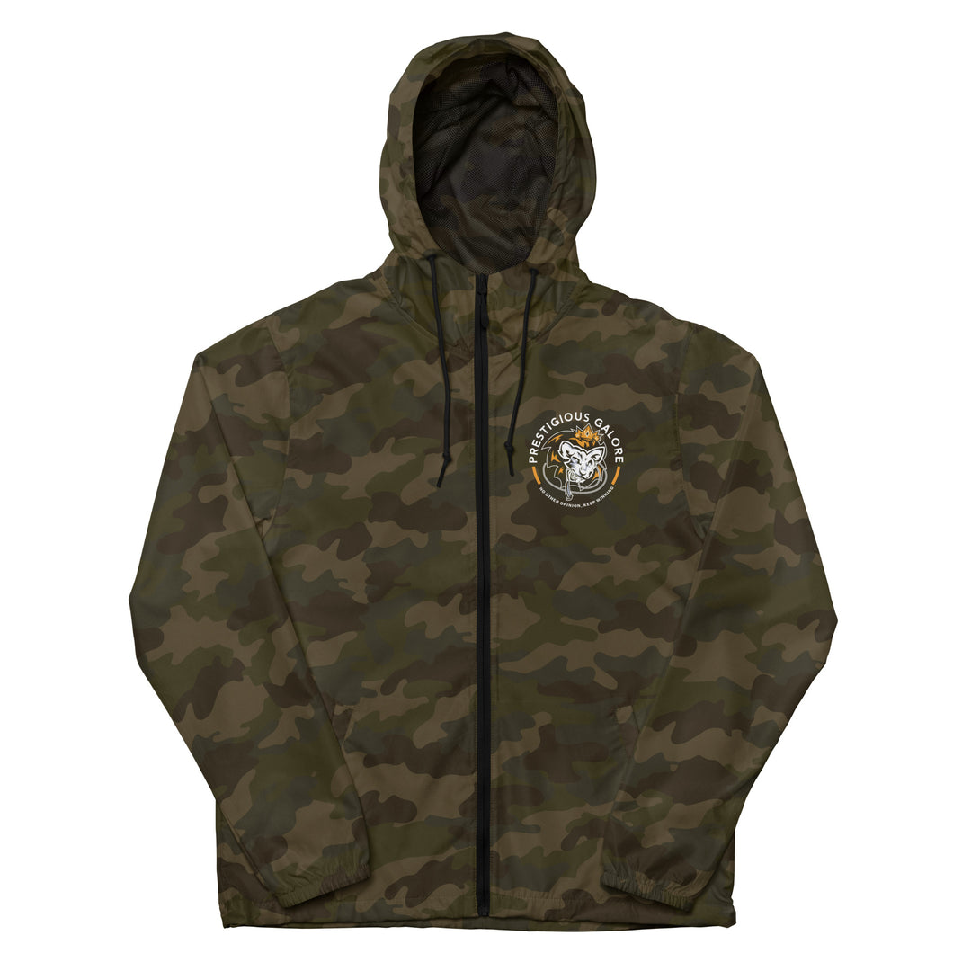 Unisex lightweight zip up windbreaker