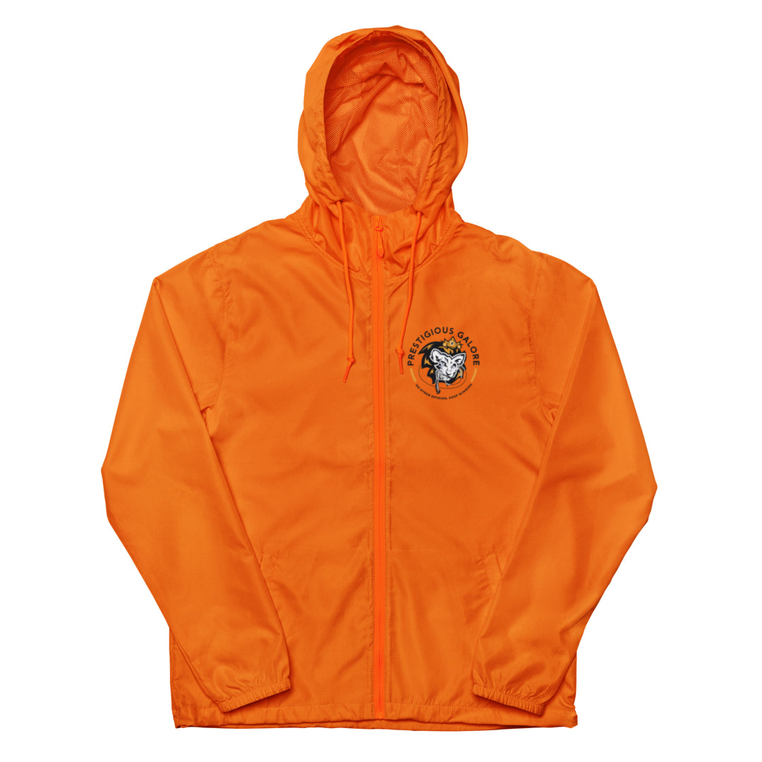 Cortavientos ligero unisex con cremallera.